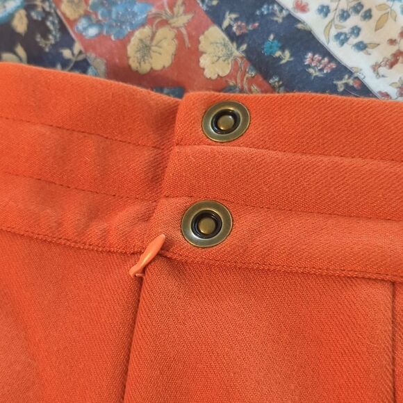 Valmax made in Italy orange & maroon skirt size 12 - Picture 9 of 9